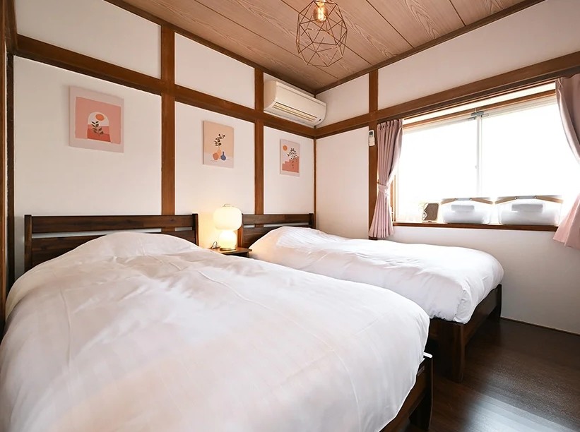 HIROBA　BY　BON-MAL｜千葉県・勝浦・鴨川｜寝室はお部屋によってコンセプトが違うので、どの部屋を使うか選ぶのも楽しい♪
