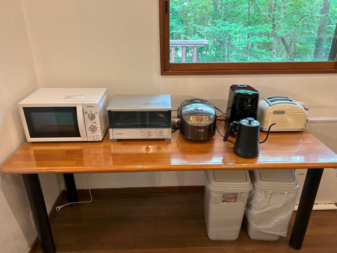 那須アニバーサリー｜栃木県・那須・板室｜電子レンジ・オーブントースター・炊飯器・ポット・コーヒーメーカー