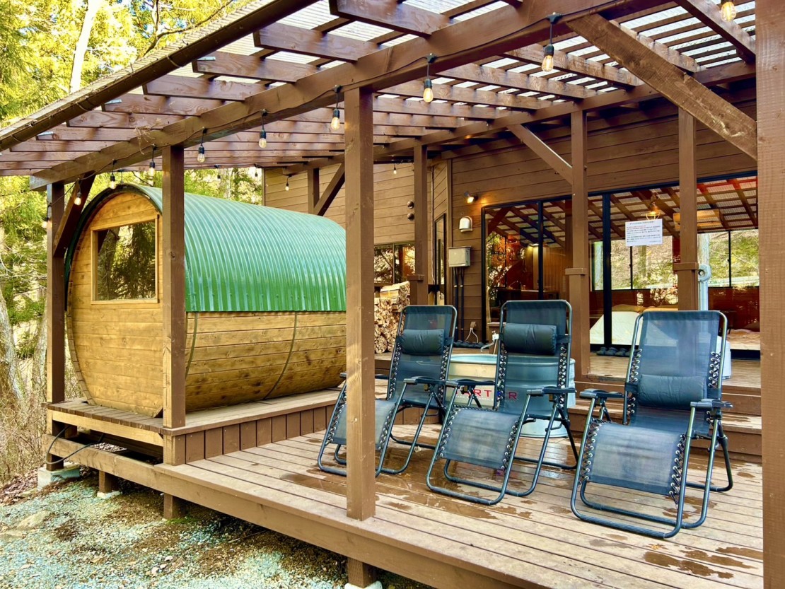 ぽつんと荘道志｜山梨県・大月・都留｜バレルサウナでととのう