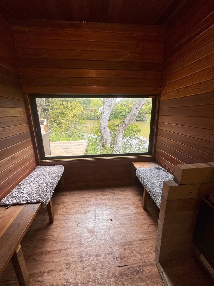 和歌山県 有田・御坊・日高のコテージ｜ボートハウスの写真：プライベートサウナ