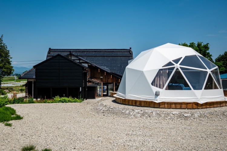 山形県 米沢・置賜のコテージ｜いにしえの宿おへその写真：グランピングもできる古民家宿