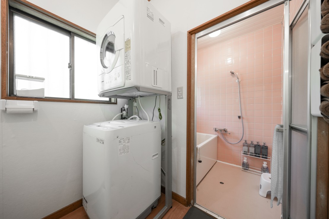 アウトドアアドベンチャー北軽井沢｜群馬県・北軽井沢・嬬恋・万座｜洗濯機、乾燥機を自由にお使いいただけます