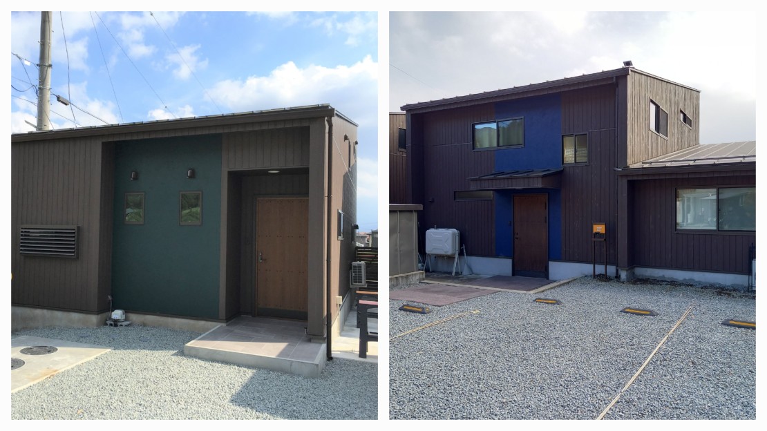 貸別荘　オレンジ・キャビン｜山梨県・河口湖・西湖・富士吉田・精進湖・本栖湖｜左：【ヴィリジアン】
右：【インディゴ】