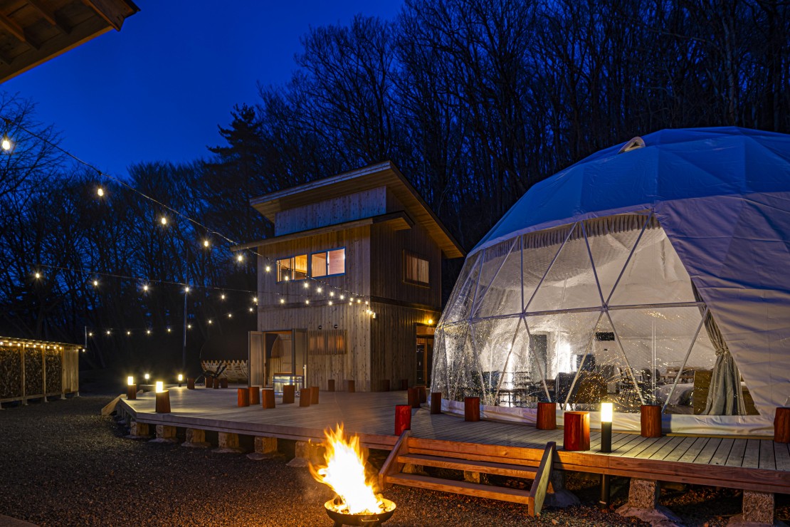 福島県 郡山のグランピング｜響きのサウナグランピング＆ドックランの写真：詳細1