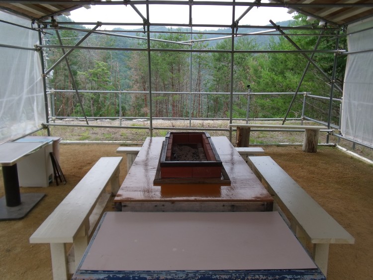 兵庫県 姫路・赤穂・播磨のコテージ｜ポパイテンキャンプ場　アイボリーハウス(1棟貸切)の写真：BBQコーナー