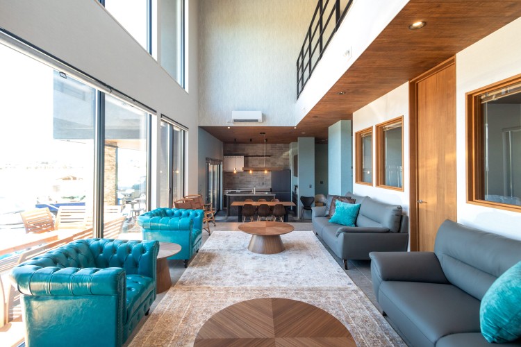 千葉県 館山・南房総のコテージ｜デュエットリゾート名倉レジデンスの写真：大空間