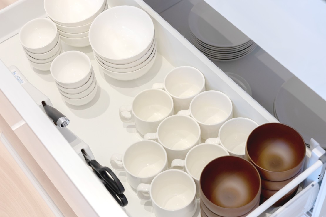 UMICHIKA 6886｜千葉県・九十九里・銚子｜お皿やカトラリーなどの食器類は、各8セットご用意しておりますので、グループでのご利用にも安心です。