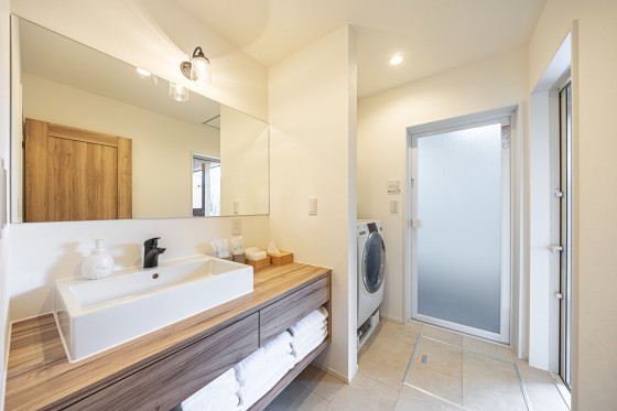 千葉県 九十九里・銚子の貸別荘・コテージ｜UMICHIKA 6886：ランドリー