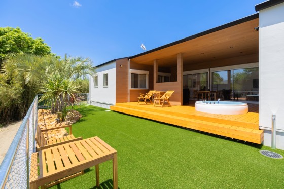 千葉県 九十九里・銚子の貸別荘・コテージ｜UMICHIKA 6886：庭付き