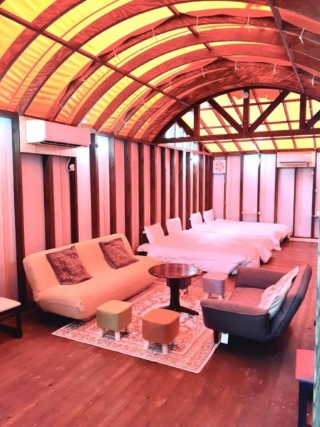 グランガ－デン南木｜三重県・鳥羽の間取り写真｜広さ約30畳の広々としたワンルームタイプの宿泊施設です❗
最大8~10名様まで宿泊可能です。