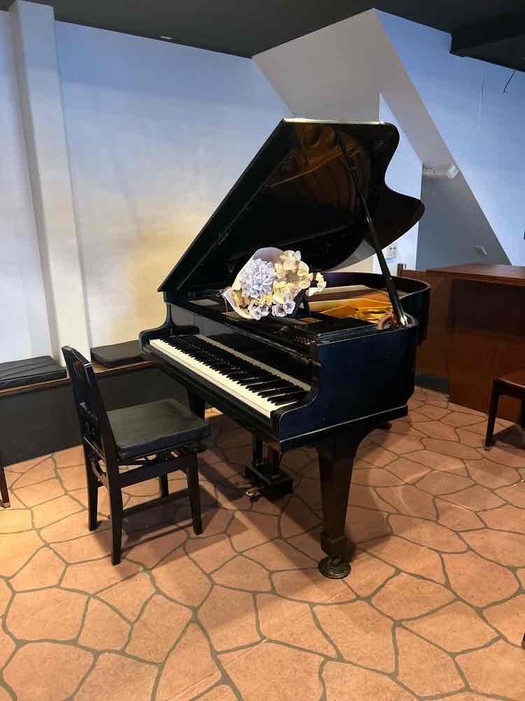 和歌山県 有田・御坊・日高のコテージ｜ピアノハウス音の和の写真：ピアノハウス音の和（グランドピアノ）