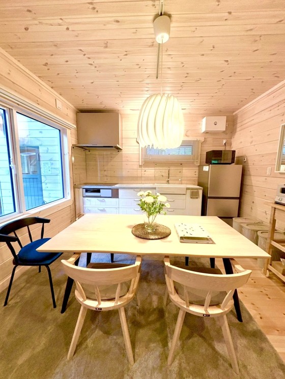 群馬県 北軽井沢・嬬恋・万座の貸別荘・コテージ｜Second House kukka (クッカ）：キッチン