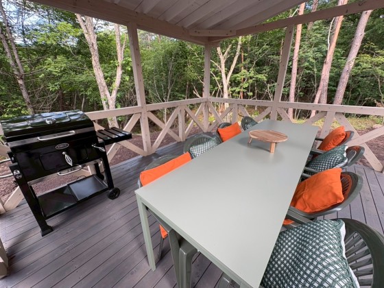 群馬県 北軽井沢・嬬恋・万座の貸別荘・コテージ｜Second House kukka (クッカ）：バーベキュー