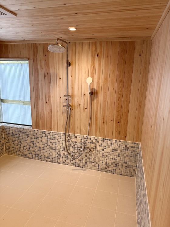 栃木県 那須・板室の貸別荘・コテージ｜那須の貸別荘　コテージさくら：シャワー