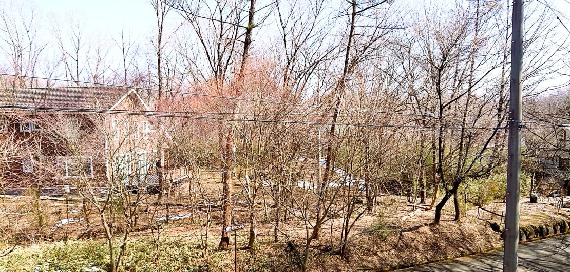 那須の貸別荘　コテージ7（ナナ）　V棟｜栃木県・那須・板室｜2階からの眺望・管理された閑静な分譲地内にあります