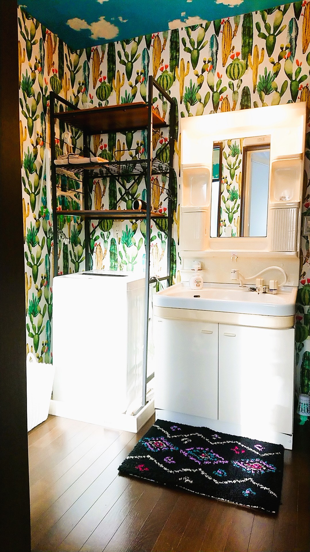 那須の貸別荘　コテージ7（ナナ）　V2棟｜栃木県・那須・板室｜ご連泊時にも便利な洗濯機付