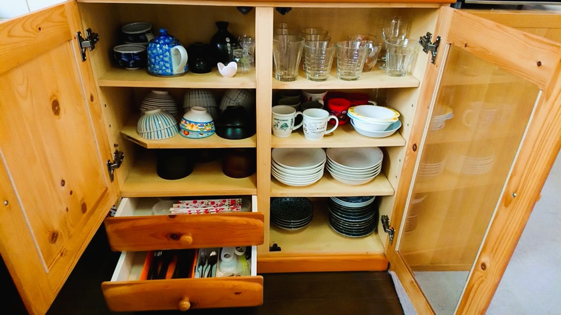 那須の貸別荘　コテージ7（ナナ）　V2棟｜栃木県・那須・板室｜食器類