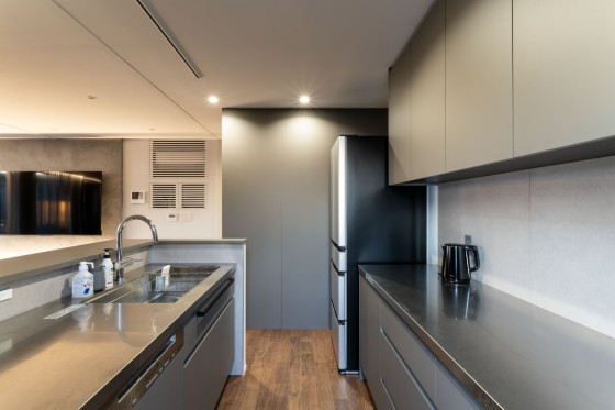 千葉県 九十九里・銚子の貸別荘・コテージ｜RIVIERA Kujukuriの写真：キッチンで料理ができるコテージ