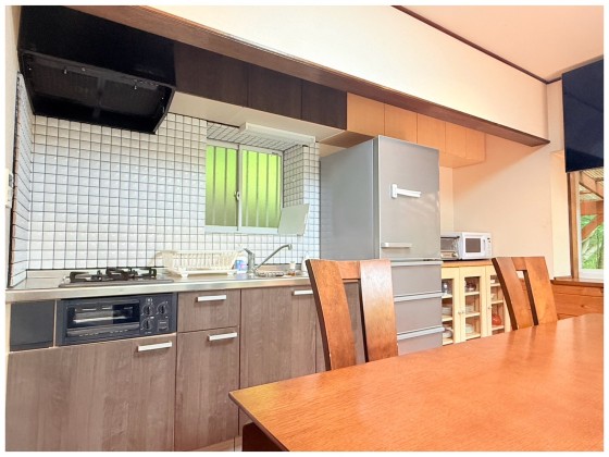 栃木県 那須・板室の貸別荘・コテージ｜そら豆ん家：キッチン