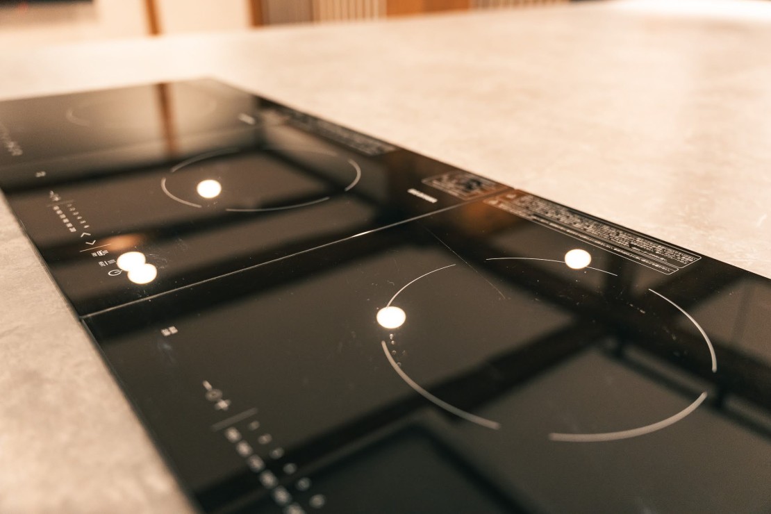 office＆cottage 丸金｜山梨県・山中湖・忍野｜IHコンロを3口完備