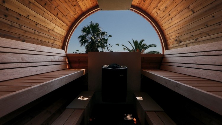 千葉県 館山・南房総のコテージ｜UMI-YAMA CHIKURAの写真：自然と向き合うサウナ時間