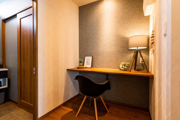 コテージ マカナレアビーチ沖縄｜沖縄県・沖縄市（コザ）・北谷・宜野湾｜ワーキングスペース
ちょっとした一人の時間にも使えて便利