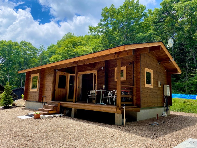 群馬県 北軽井沢・嬬恋・万座のコテージ｜森のログハウスMOKKIの写真：外観