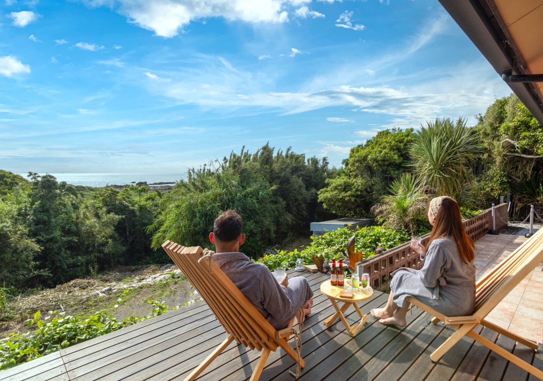 千葉県 館山・南房総のコテージ｜デュエットリゾート館山アカシアの写真：絶景を独り占め