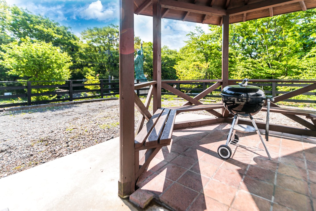 デュエットリゾートHana那須アメリカ｜栃木県・那須・板室｜BBQスペース
