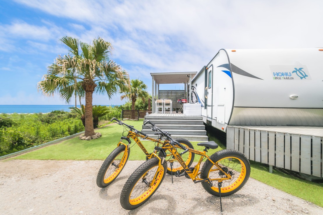 千葉県 館山・南房総のコテージ｜BINGE TRAILER HONUの写真：お手軽お安くリゾートを満喫！