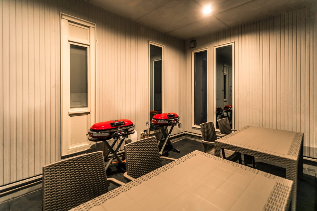 デュエットリゾート千倉カトレア｜千葉県・館山・南房総｜屋根付きBBQスペース